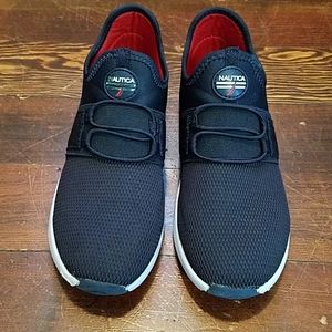 Nautica Boys Slip-on Tennis Shoe, Youth Size 3